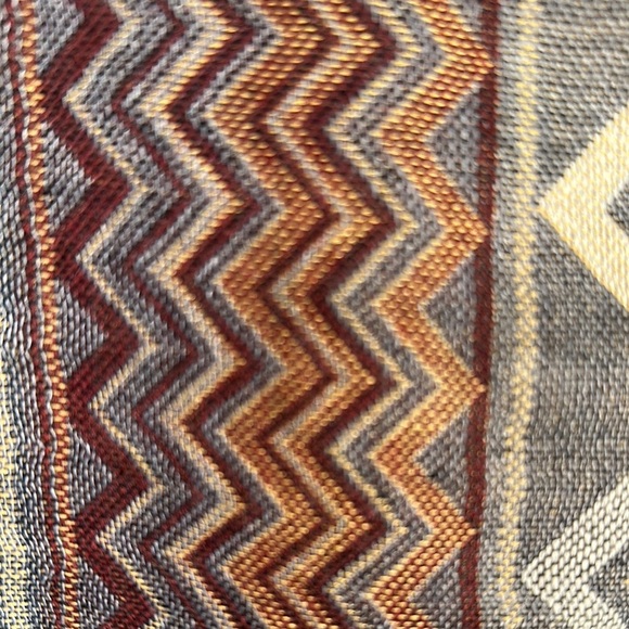 Gorgeous, Multicolor Geometric Patterned Rectangle, Scarf - Picture 4 of 5